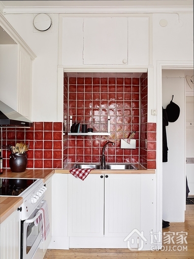 北欧清新两居室欣赏厨房设计
