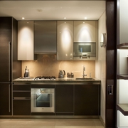 奢华现代风格别墅厨房图片