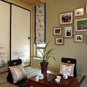 116平新中式住宅欣赏茶室