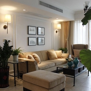 美式温馨三居室案例欣赏客厅效果客厅效果