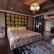 中式豪华公寓欣赏卧室效果图