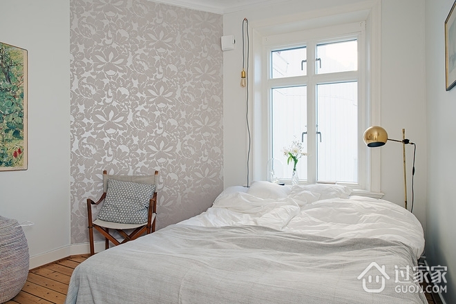 60平白色北欧小两居欣赏卧室设计