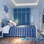 蓝色地中海住宅欣赏卧室
