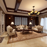 美式风格大宅大设计欣赏客厅设计