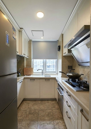 88平美式两居室案例欣赏厨房橱柜