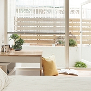 现代风格复式设计卧室飘窗