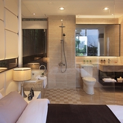 简约设计住宅欣赏淋浴间