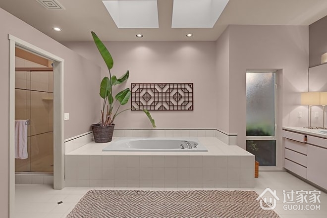 280平美式独栋别墅欣赏卫生间设计