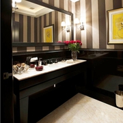 现代顶级奢华古典公寓欣赏洗手间
