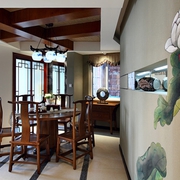 三室两厅中式风格欣赏餐厅