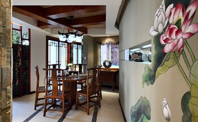 三室两厅中式风格欣赏餐厅