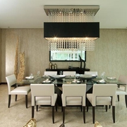 顶层高级现代公寓欣赏餐厅设计
