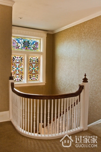 美式别墅风格效果赏析楼梯