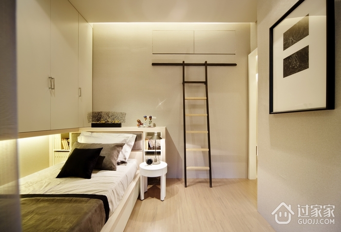 现代住宅效果图设计卧室效果