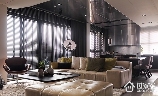 现代设计风格住宅套图欣赏客厅过道