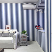 125平蓝白地中海住宅欣赏客厅设计