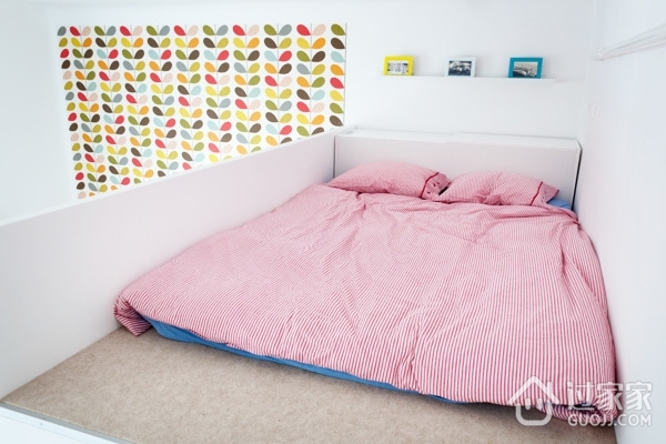 32平简洁单身公寓欣赏卧室