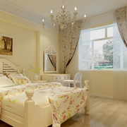 低调奢华欧式风格效果图卧室陈设