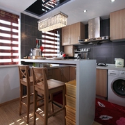 56平现代一居室欣赏厨房设计