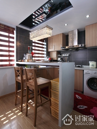 56平现代一居室欣赏厨房设计