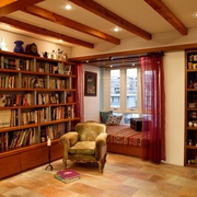 73平美式温馨住宅欣赏书房设计