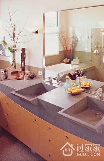 现代风格别墅设计套图洗手台