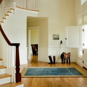 240平优雅美式住宅欣赏楼梯间