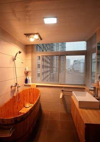 现代风格住宅效果图卫浴间