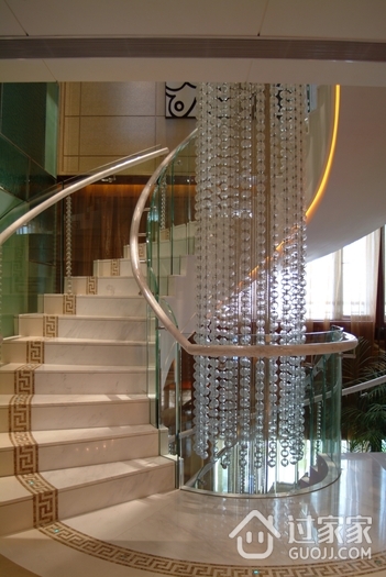 现代中式套图旋转楼梯