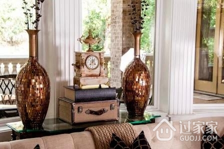 法式装饰别墅设计套图沙发背景