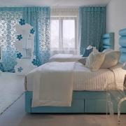 清新舒适蓝色地中海欣赏卧室效果