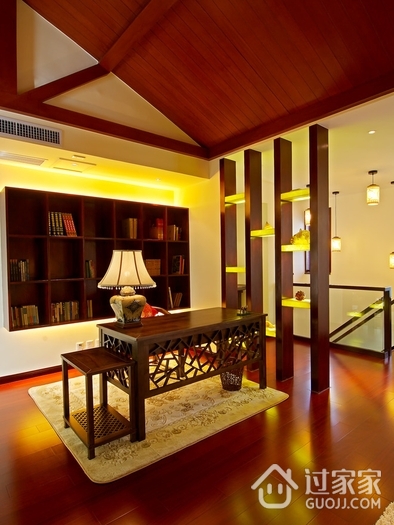 中式住宅书香门第欣赏书房设计