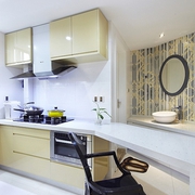 76平白色现代风住宅欣赏厨房陈设