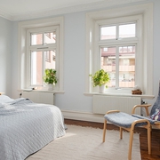 白色北欧98平住宅欣赏卧室设计