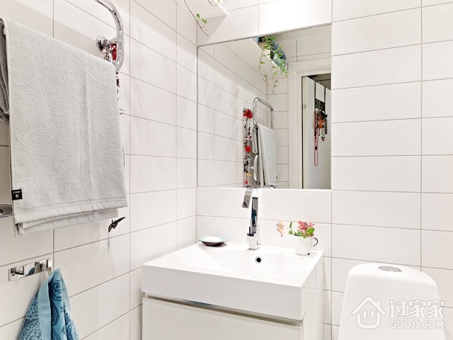 120平清新北欧住宅欣赏洗手间