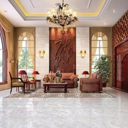 奢华中式复式楼欣赏客厅设计