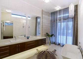 现代住宅效果图赏析浴室图片