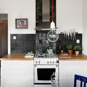72平白色北欧住宅欣赏厨房效果