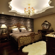 欧式风格复式楼卧室效果图