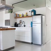 现代开放小复式公寓欣赏厨房陈设