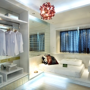 现代风格海洋效果卧室