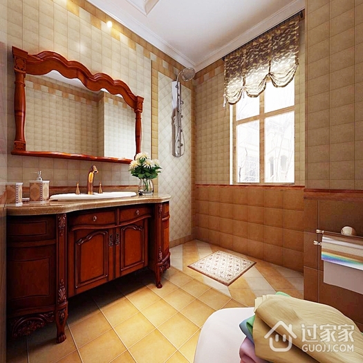 古典中式别墅欣赏卫生间