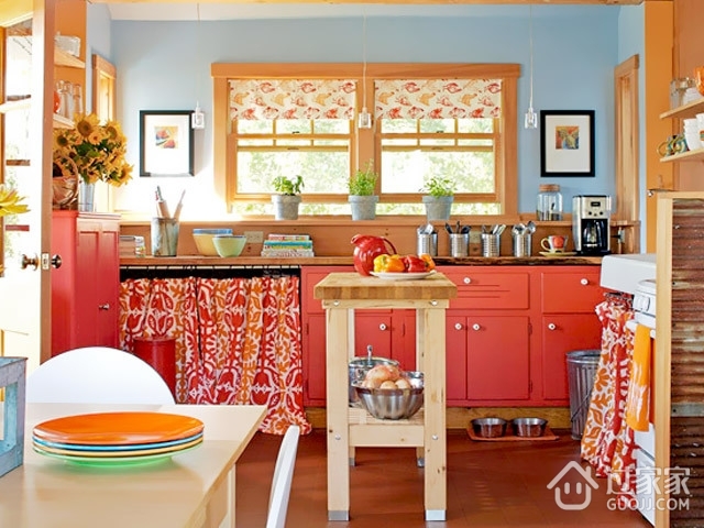 橙色浪漫家居欣赏厨房