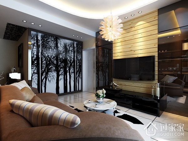 现代舒适时尚住宅欣赏客厅设计图