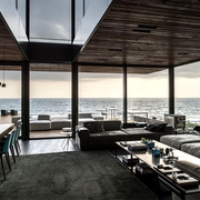 现代海景别墅设计客厅效果图
