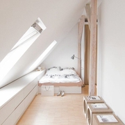 白色现代装饰住宅欣赏卧室