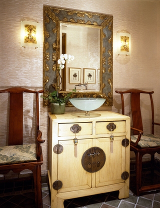 欧式别墅效果套图设计洗手台