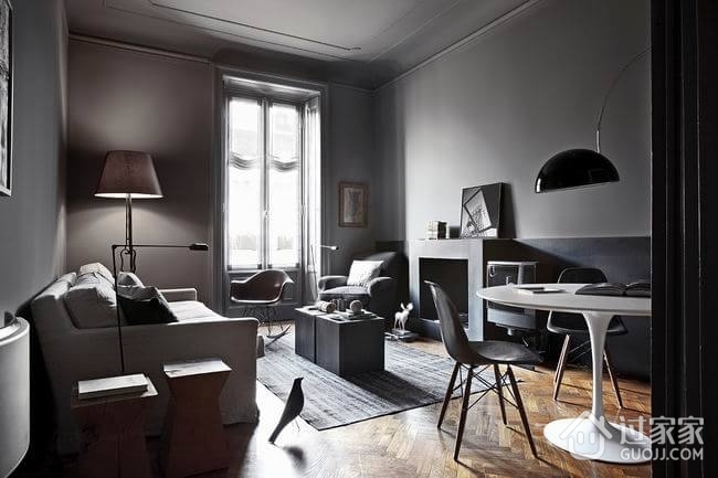 沉稳现代灰色空间欣赏客厅设计