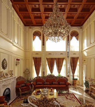 古典欧式别墅欣赏客厅设计