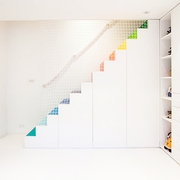现代舒适复式住宅欣赏楼梯间
